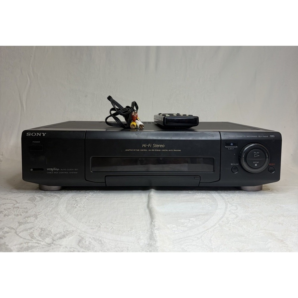 Sony SLV-790HF VHS VCR Video Cassette Recorder w/ Remote Tested Working